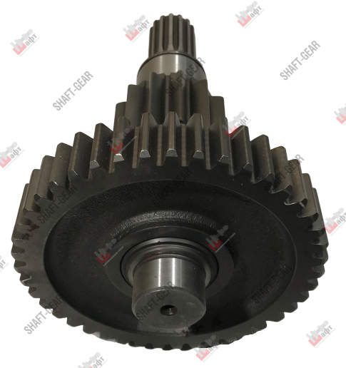 10JSD160-1707048 - Вал промежуточный демультипликатора (длинный) на КПП