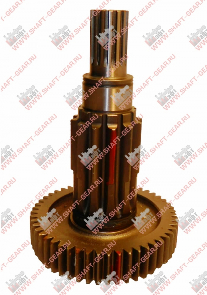 12JS200T-1707048 - Вал промежуточный демультипликатора (длинный) на КПП