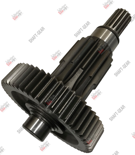 12JS200T-1707048 - Вал промежуточный демультипликатора (длинный) на КПП