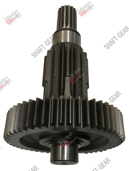 12JS200T-1707048 - Вал промежуточный демультипликатора (длинный) на КПП