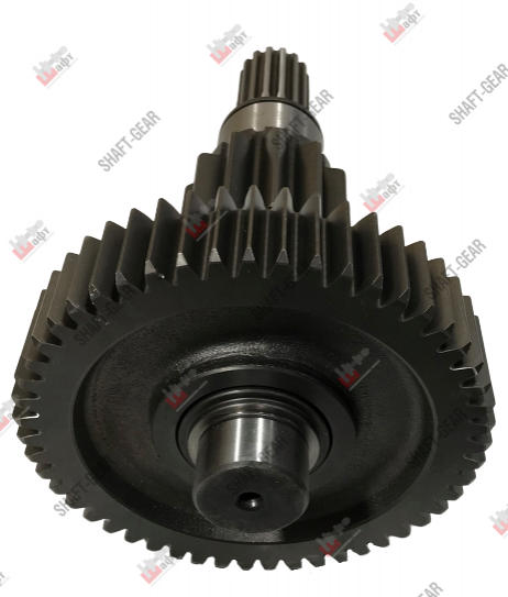 12JS200T-1707048 - Вал промежуточный демультипликатора (длинный) на КПП