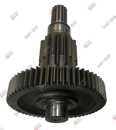 12JSD160T-1707048 - Вал промежуточный демультипликатора (длинный) на КПП