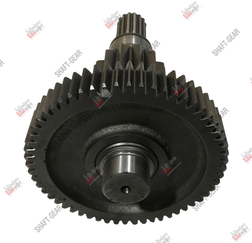 12JSD160T-1707048 - Вал промежуточный демультипликатора (длинный) на КПП