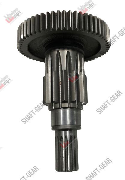 12JSD160T-1707048 - Вал промежуточный демультипликатора (длинный) на КПП