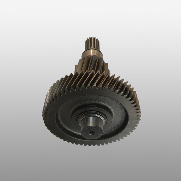 12JSD200T-1707047-1 - Вал промежуточный демультипликатора (длинный) на КПП
