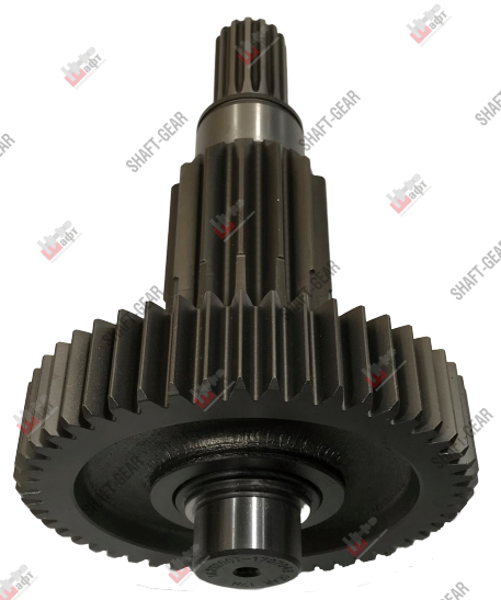 16JS200T-1707048 - Вал промежуточный демультипликатора (длинный) на КПП