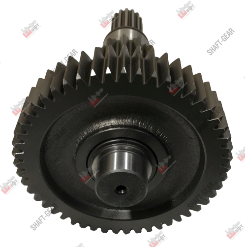 16JS200T-1707048 - Вал промежуточный демультипликатора (длинный) на КПП