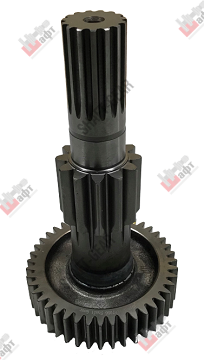 JS125T-1707048-1 - Вал промежуточный демультипликатора (длинный) на КПП