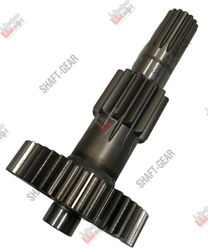 JS125T-1707048-1 - Вал промежуточный демультипликатора (длинный) на КПП