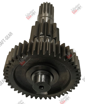 JS125T-1707048-1 - Вал промежуточный демультипликатора (длинный) на КПП