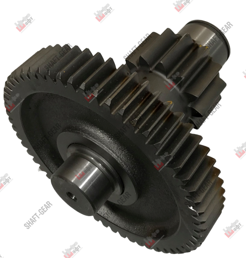10JSD140-1707051 - Вал промежуточный демультипликатора (короткий) на КПП