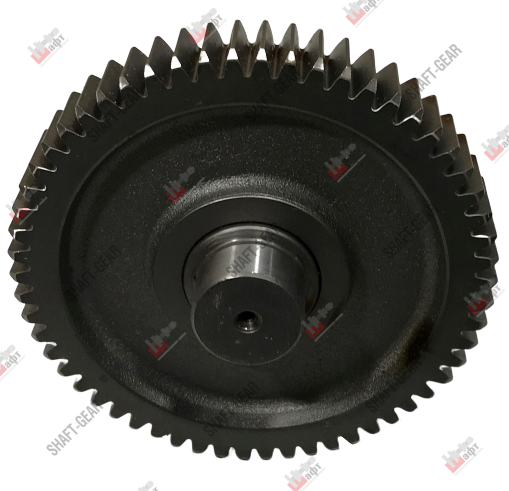 10JSD140-1707051 - Вал промежуточный демультипликатора (короткий) на КПП