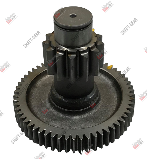 10JSD140-1707051 - Вал промежуточный демультипликатора (короткий) на КПП