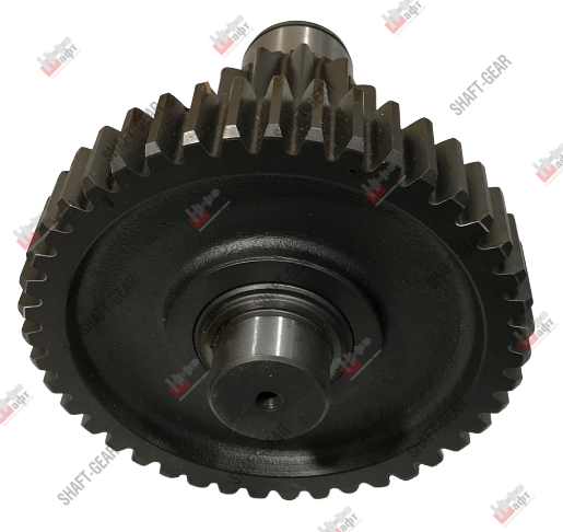 10JSD160-1707051 - Вал промежуточный демультипликатора (короткий) на КПП