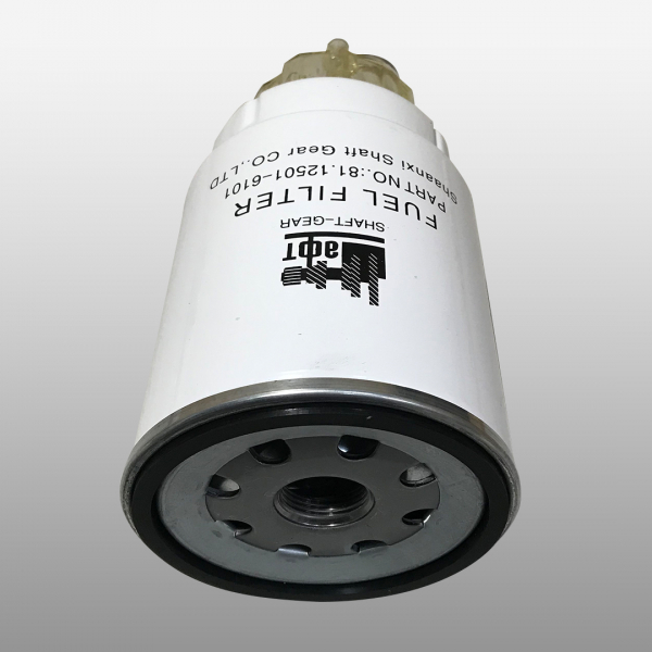 81.12501-6101SG - Фильтр топливный грубой очистки со стаканом на Shacman, Shaanxi, Man TGA, Man TGL, Man TGM, Man TGS, Man TGX