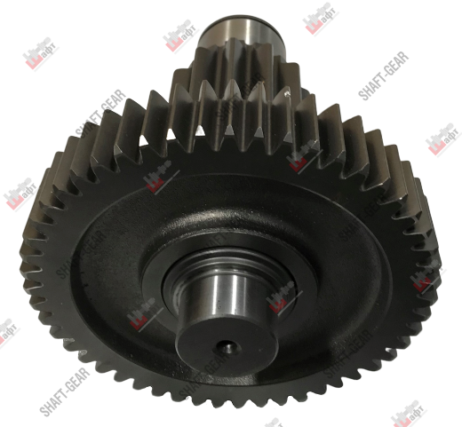 12JS160T-1707051 - Вал промежуточный демультипликатора (короткий) на КПП