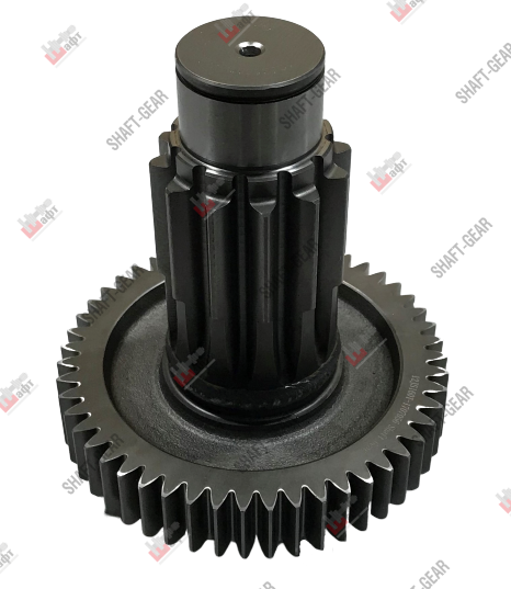 12JS160T-1707051 - Вал промежуточный демультипликатора (короткий) на КПП
