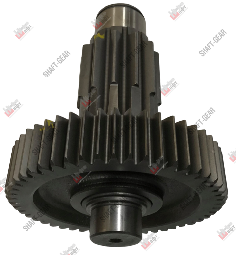 12JS200T-1707051 - Вал промежуточный демультипликатора (короткий) на КПП