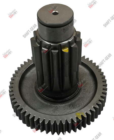 12JSD160T-1707051 - Вал промежуточный демультипликатора (короткий) на КПП