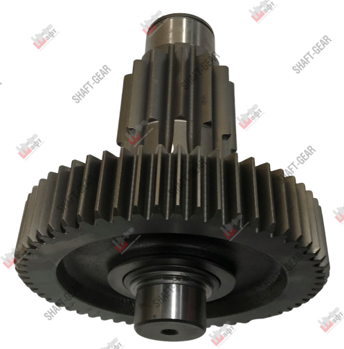 12JSD200T-1707051 - Вал промежуточный демультипликатора (короткий) на КПП