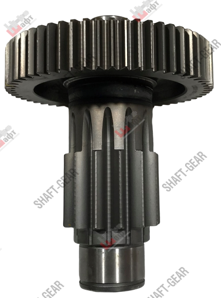 12JSD200T-1707051 - Вал промежуточный демультипликатора (короткий) на КПП
