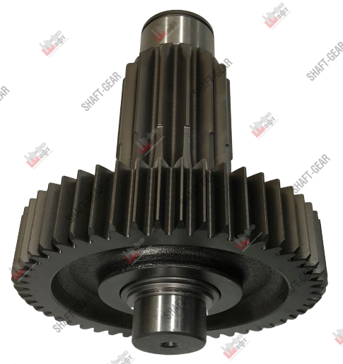 16JS200T-1707050 - Вал промежуточный демультипликатора (короткий) на КПП