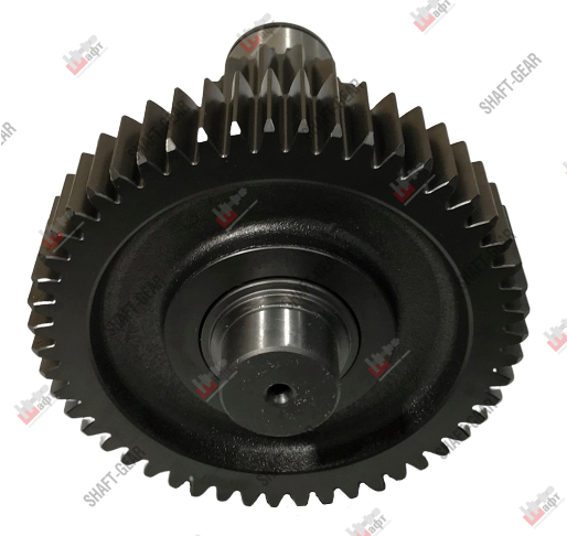 16JS200T-1707050 - Вал промежуточный демультипликатора (короткий) на КПП
