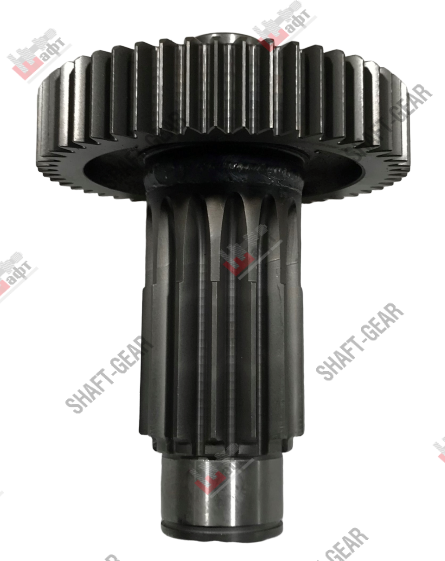 16JS200T-1707050 - Вал промежуточный демультипликатора (короткий) на КПП