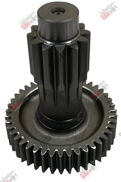 JS125T-1707047 - Вал промежуточный демультипликатора (короткий) на КПП