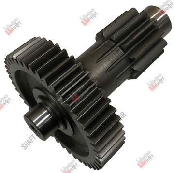 JS125T-1707047 - Вал промежуточный демультипликатора (короткий) на КПП