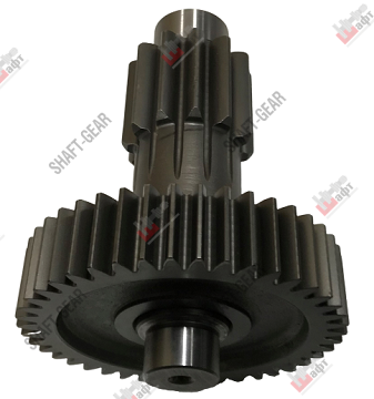 JS125T-1707047 - Вал промежуточный демультипликатора (короткий) на КПП