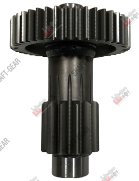 JS125T-1707047 - Вал промежуточный демультипликатора (короткий) на КПП