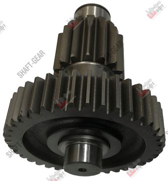 JSD220-1707050 - Вал промежуточный демультипликатора (короткий) на КПП