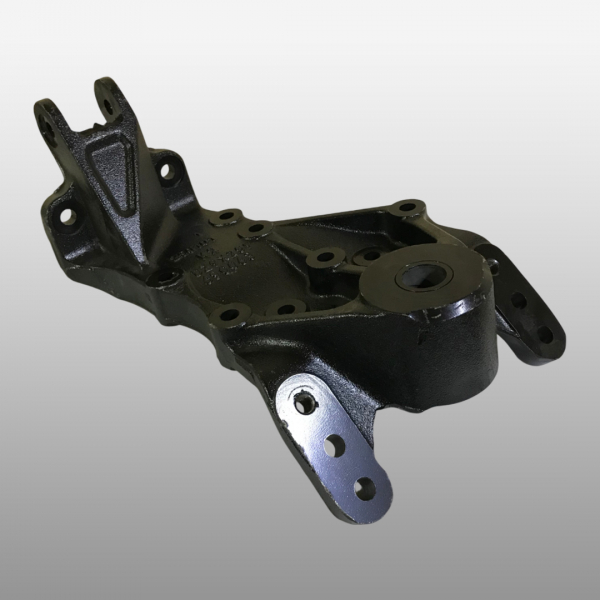 DZ9X259690061 - Кронштейн передней рессоры задний левый на Shacman (Shaanxi) Х6000