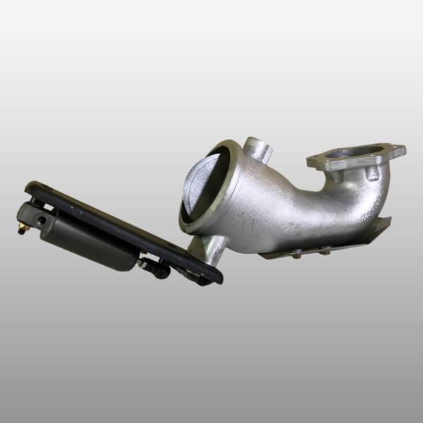 202V15201-6227 - Тормоз горный в сборе с трубой угловой MC13 на Sitrak C7H Max