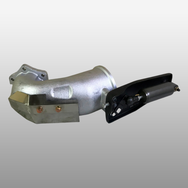 202V15201-6227 - Тормоз горный в сборе с трубой угловой MC13 на Sitrak C7H Max