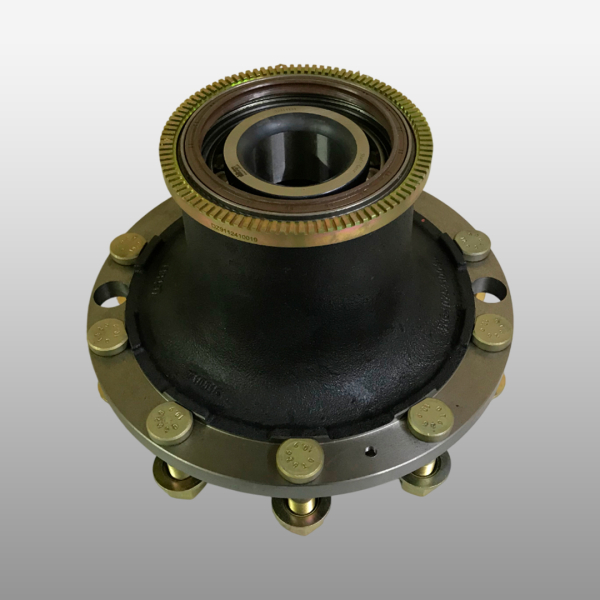 AZ4075410040 - Ступица колеса переднего с кольцом ABS на Sitrak C7H Max, Howo T5G 8х4