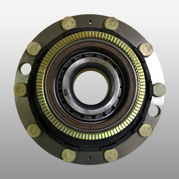 AZ4075410040 - Ступица колеса переднего с кольцом ABS на Sitrak C7H Max, Howo T5G 8х4