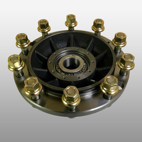 AZ4075410040 - Ступица колеса переднего с кольцом ABS на Sitrak C7H Max, Howo T5G 8х4