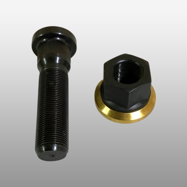 10081947 - Шпилька колесная с гайкой, с насечкой L=90, D=25, M=22, 12,9 на Faw J7 4180, 4250